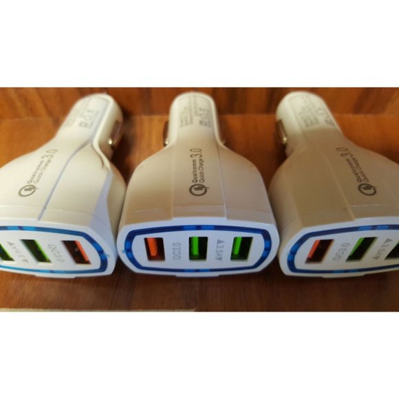 3 X Triple Port Car Charger | Charge 3 Devices | New Wholesale - Picture 2 of 3